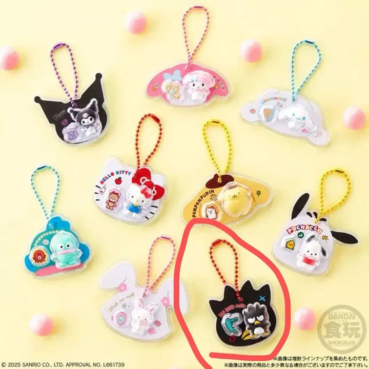 [BUNJANG] Bad Badtz-Maru Sanrio Keyring / 바츠마루 산리오 미니어처 패키지 챰