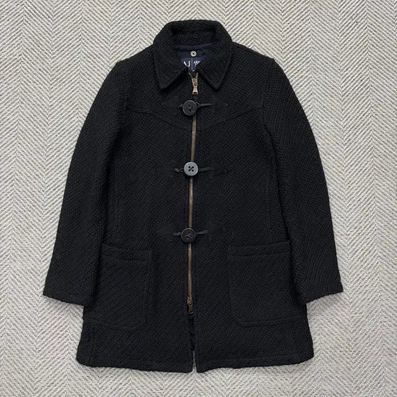 [BUNJANG] Armani Jeans Wool Blend Duffle Coat / 아르마니진스 울블렌드 더플코트 v1974