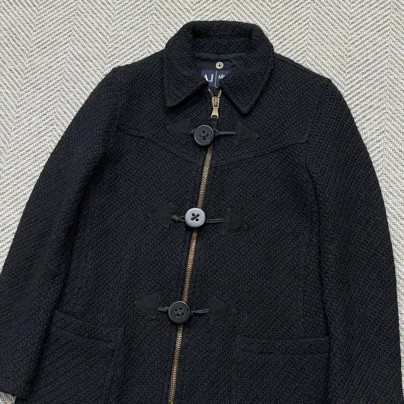 [BUNJANG] Armani Jeans Wool Blend Duffle Coat / 아르마니진스 울블렌드 더플코트 v1974