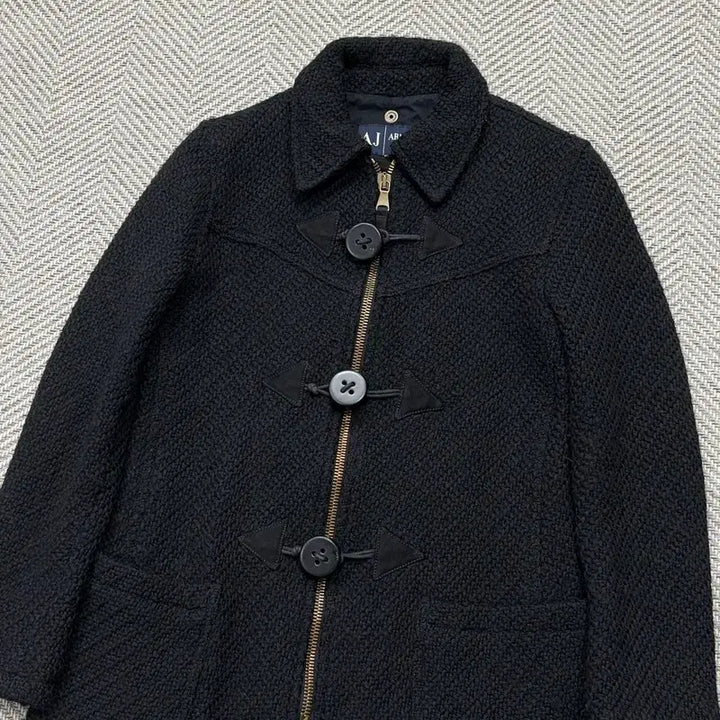 [BUNJANG] Armani Jeans Wool Blend Duffle Coat / 아르마니진스 울블렌드 더플코트 v1974