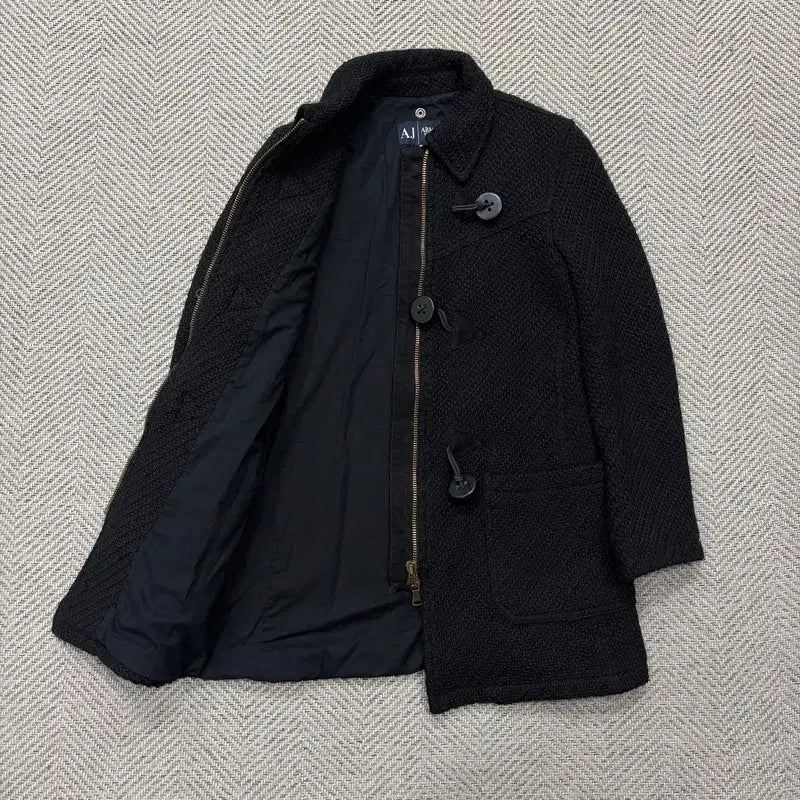 [BUNJANG] Armani Jeans Wool Blend Duffle Coat / 아르마니진스 울블렌드 더플코트 v1974