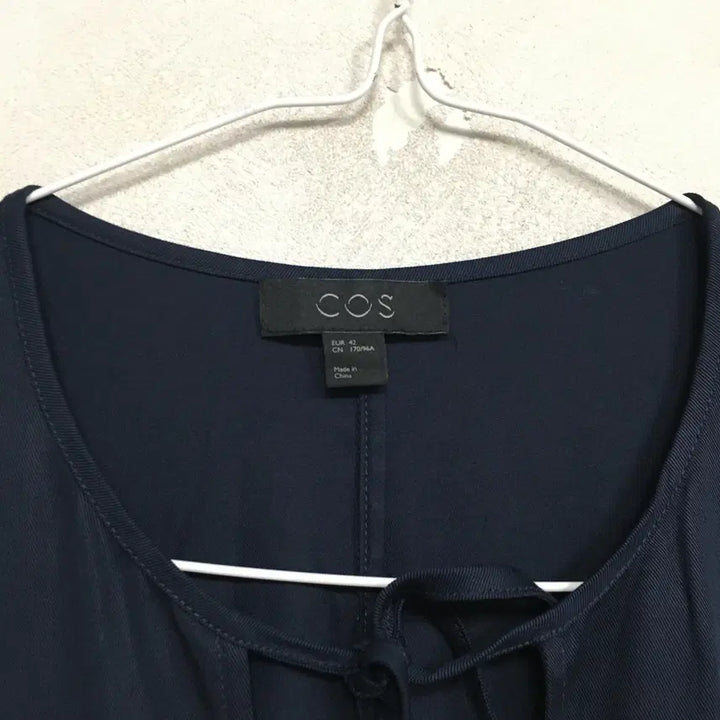 [BUNJANG] COS Drape Panel Dress - Navy - Women&