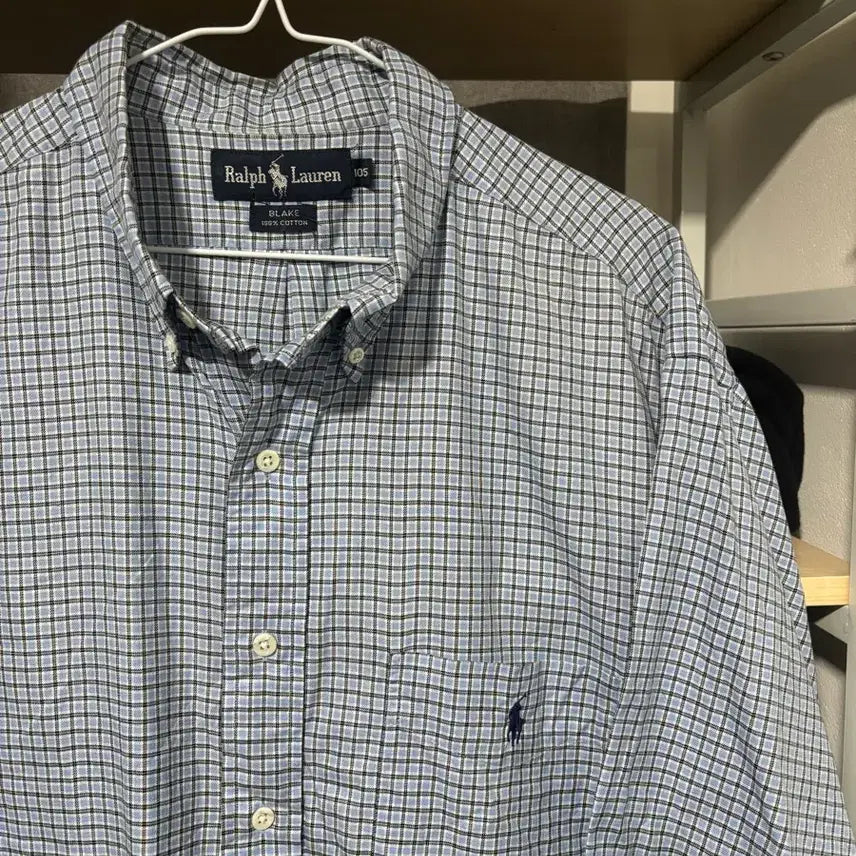 [BUNJANG] Polo Ralph Lauren Checkered Short Sleeve Shirt / [XL/105]폴로 랄프로렌 체크 반팔남방