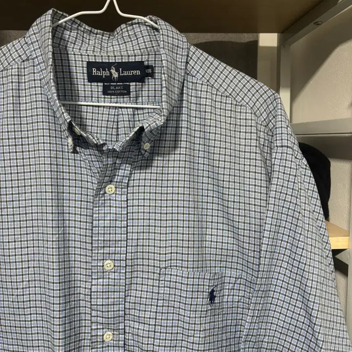 [BUNJANG] Polo Ralph Lauren Checkered Short Sleeve Shirt / [XL/105]폴로 랄프로렌 체크 반팔남방