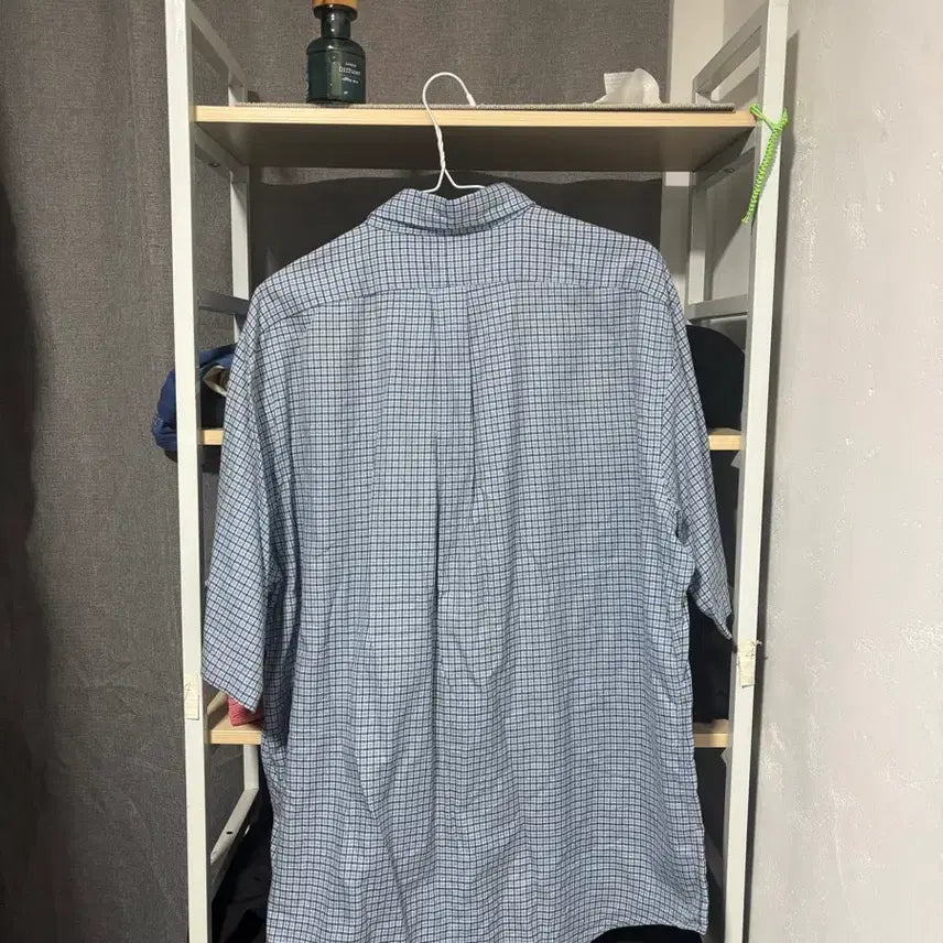 [BUNJANG] Polo Ralph Lauren Checkered Short Sleeve Shirt / [XL/105]폴로 랄프로렌 체크 반팔남방