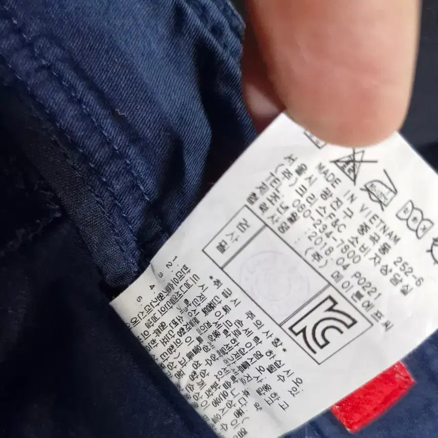 [BUNJANG] Phantom Navy Embroidered Shorts / 팬텀 네이비 자수 반바지