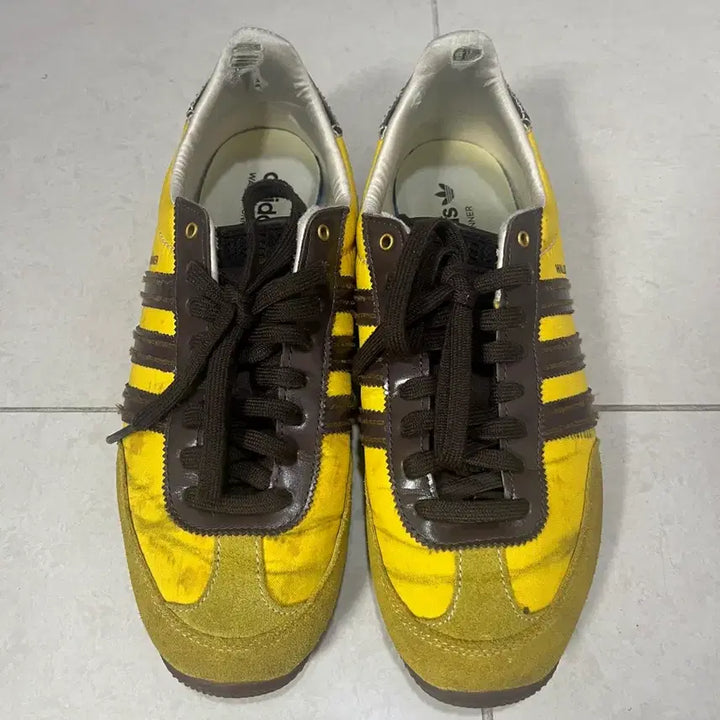[BUNJANG] Adidas Wales Bonner Yellow Sneakers / 아디다스 Wales Bonner 옐로우 스니커즈