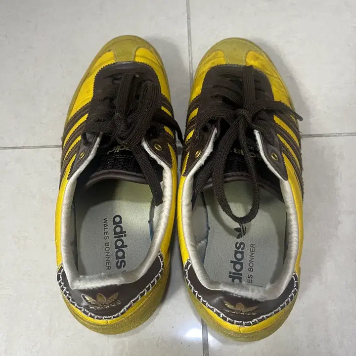 [BUNJANG] Adidas Wales Bonner Yellow Sneakers / 아디다스 Wales Bonner 옐로우 스니커즈