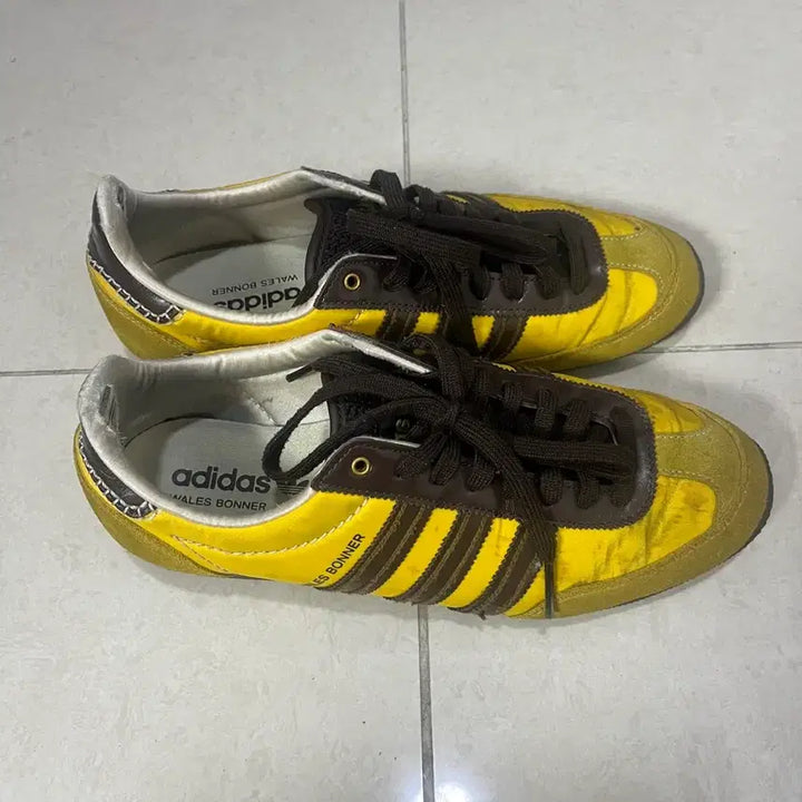 [BUNJANG] Adidas Wales Bonner Yellow Sneakers / 아디다스 Wales Bonner 옐로우 스니커즈