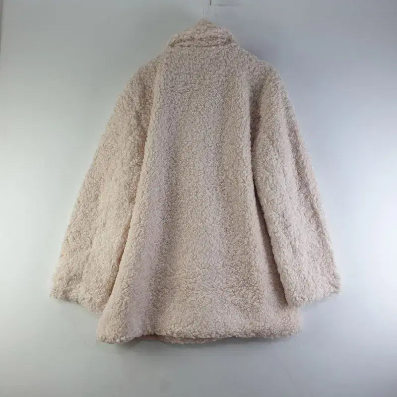 [SOLD OUT] 자라 여성M 화이트 덤블 양털 자켓 M1756