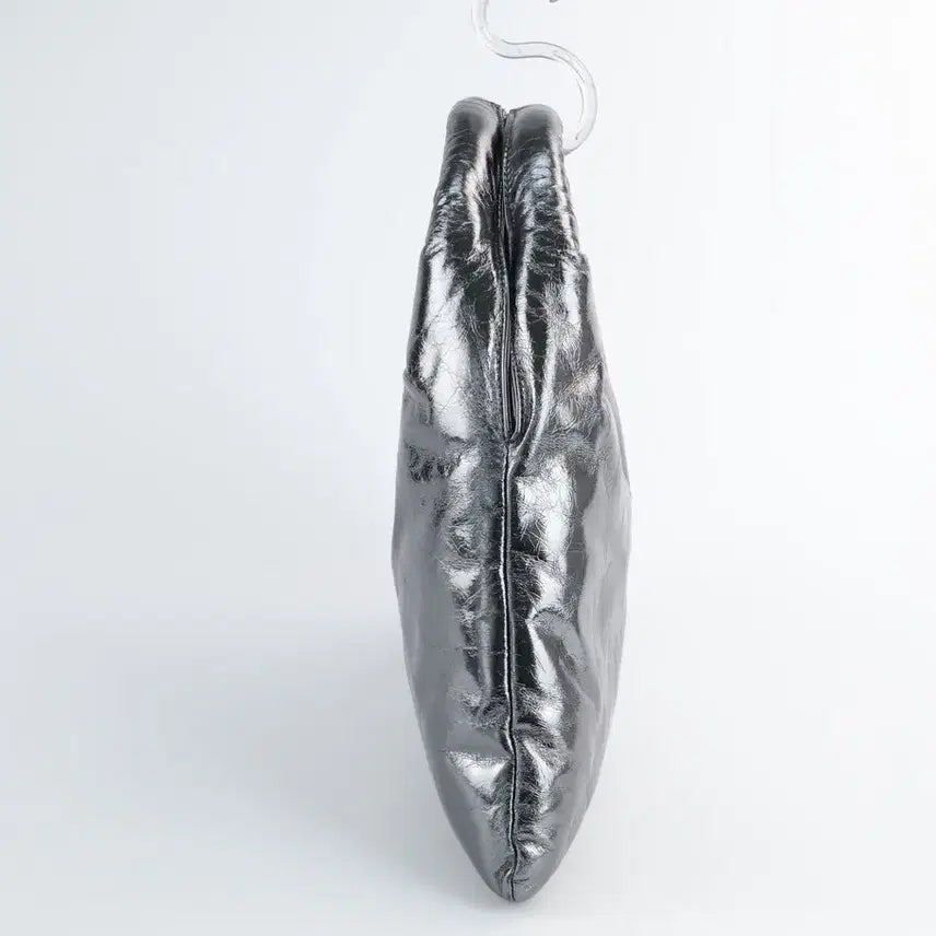 [BUNJANG] COS Leather Padded Tote Bag Silver / 코스  레더 패디드 토트백 실버