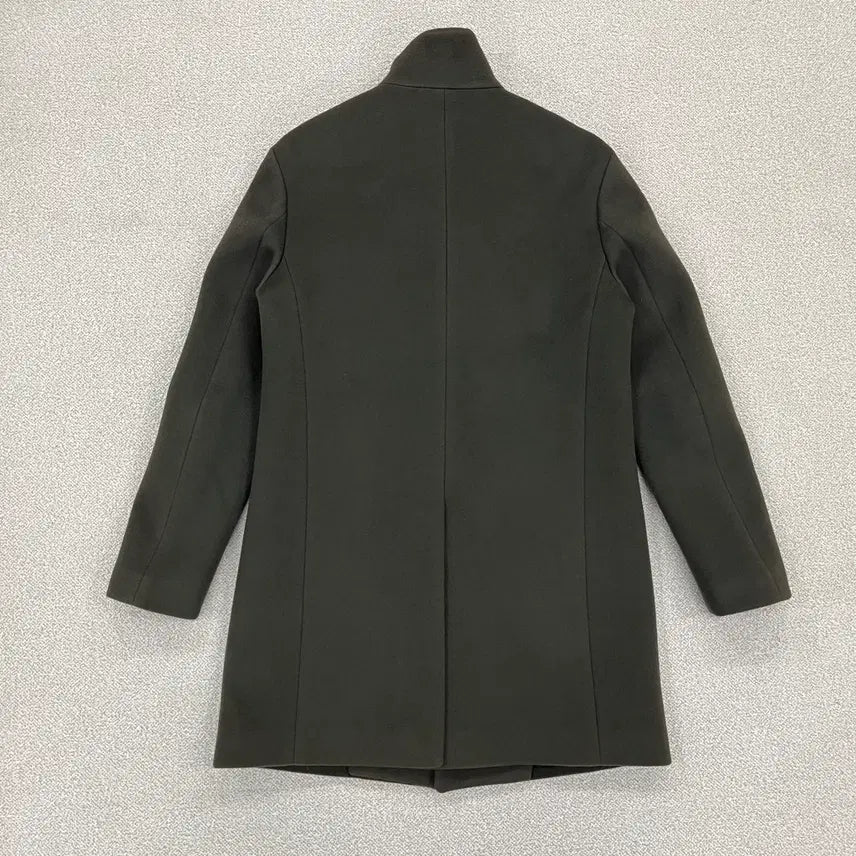 [BUNJANG] Time Homme Wool Cashmere Single Coat - Khaki / [100] 타임옴므 울캐시미어 싱글 코트 카키 4129
