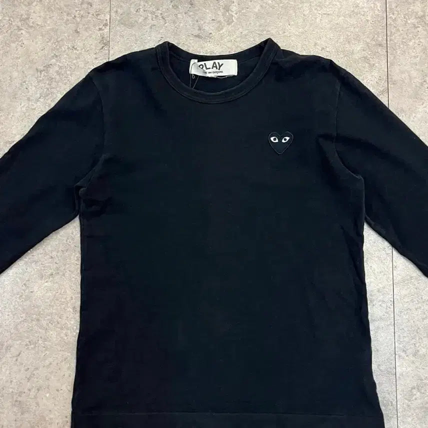 [BUNJANG] Comme des Garcons Long Sleeve T-shirt Black S / 꼼데가르송 긴팔티 블랙 S 