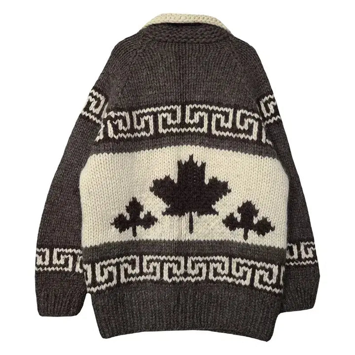 [BUNJANG] SHEPHERD Vintage Canada Cowichan Pattern Knit Cardigan / SHEPHERD 빈티지 캐나다 코위찬 패턴 니트 가디건 F