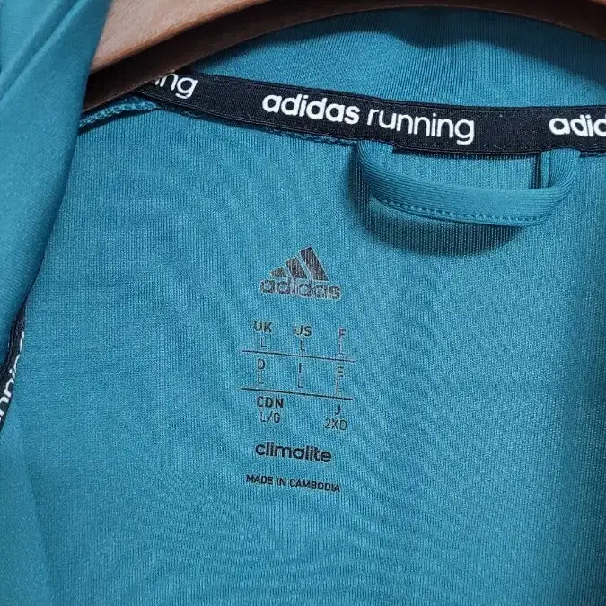 [BUNJANG] Adidas Sportswear Green Running Half Zip Pullover (XXL) / [XXL]아디다스 스포츠웨어 청녹그린 기능성스판 런닝 풀오버반집업XXL