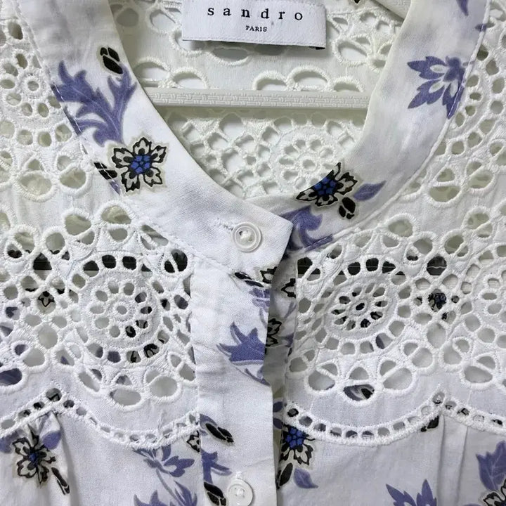 [BUNJANG] Sandro Lace Long Dress / 산드로 레이스 원피스(정품)