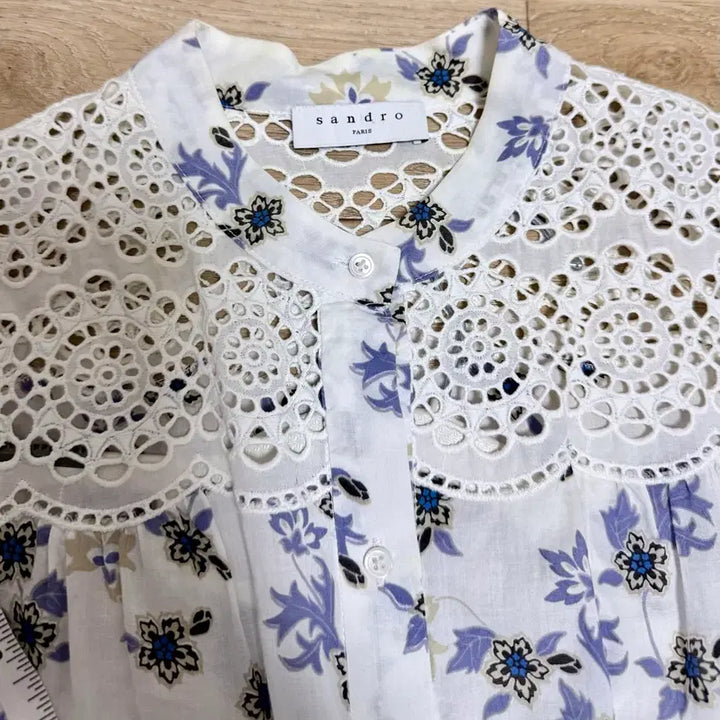 [BUNJANG] Sandro Lace Long Dress / 산드로 레이스 원피스(정품)
