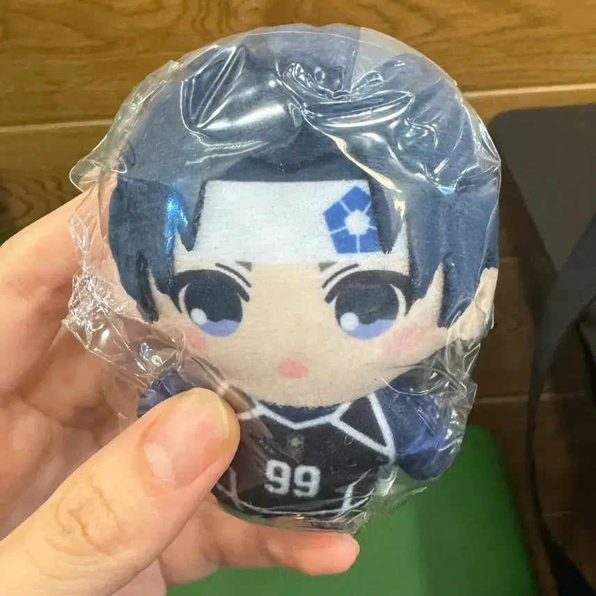 [BUNJANG] Blue Lock Nagi Seishiro Capoo Friends Nui Plush Doll Keychain / 블루록 나나세 니지로 카푸코프렌즈 누이 인형 가챠 피규어 키링