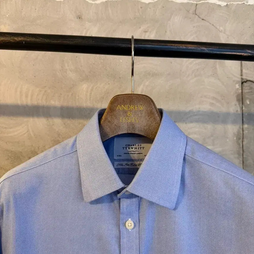 [BUNJANG] Charles Tweet Dress Shirt Men&