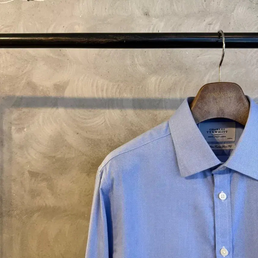[BUNJANG] Charles Tweet Dress Shirt Men&