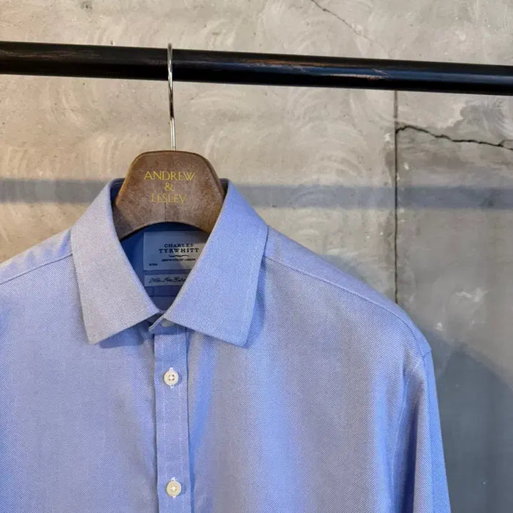 [BUNJANG] Charles Tweet Dress Shirt Men&