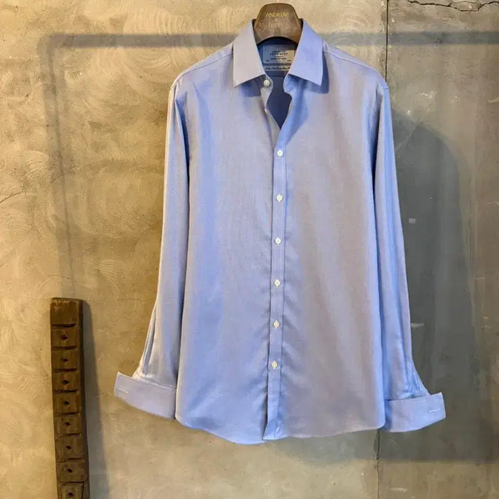 [BUNJANG] Charles Tweet Dress Shirt Men&