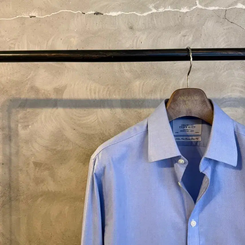 [BUNJANG] Charles Tweet Dress Shirt Men&
