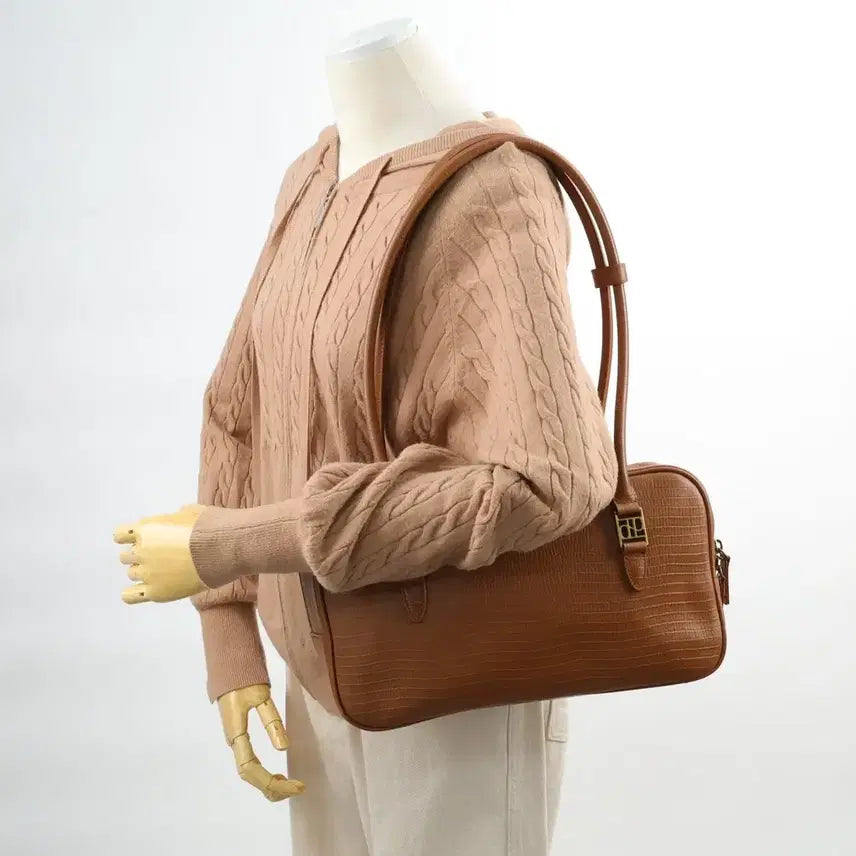[BUNJANG] Depound Panini Square Shoulder Bag - Coco Camel / 드파운드 파니니 스퀘어 숄더백 코코카멜