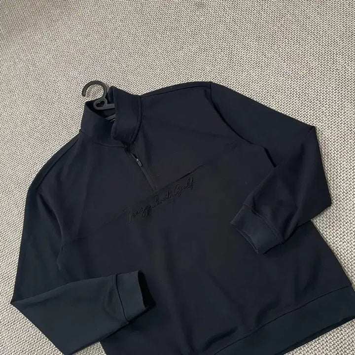[BUNJANG] WAIDE ANGLE Half-Zip Sweatshirt / L 와이드앵글 반집업 맨투맨 B.6972