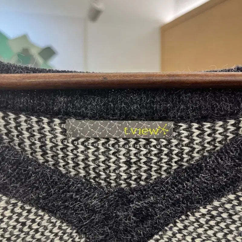 [BUNJANG] Vintage Bohemian Crochet Cape Poncho Knit / 빈티지 히피 보헤미안 뜨개 망토 판초 니트 115 C09809