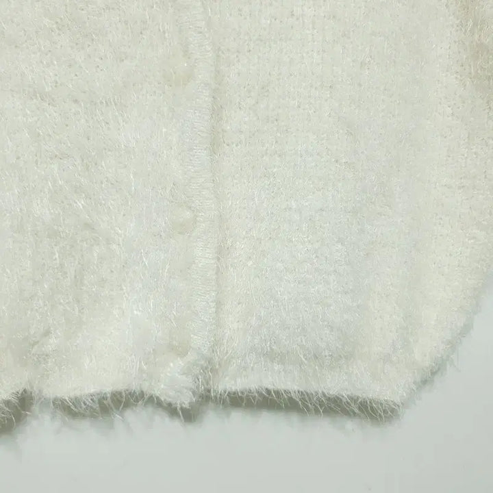 [BUNJANG] Angora Short Sleeve Crop Cardigan / 앙고라 반소매 크롭 가디건 F_S0524
