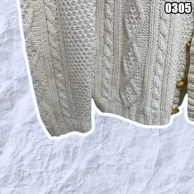 [BUNJANG] Burberry Blue Label Cable Knit Duffle Cardigan Jacket / L 버버리 케이블 떡볶이 니트 가디건 자켓 블루라벨
