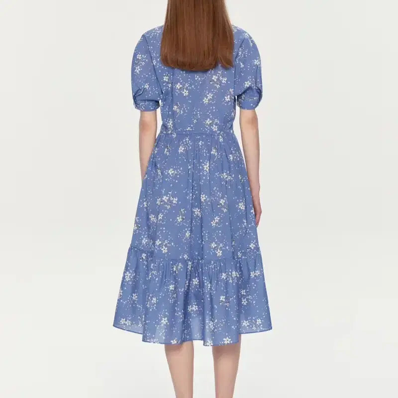 [BUNJANG] Hazzys Ladies Floral Shirt Dress / 23 헤지스 레이디스 플라워 셔츠 원피스 85