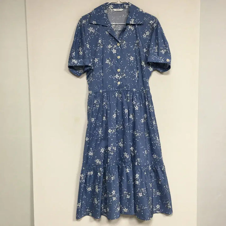 [BUNJANG] Hazzys Ladies Floral Shirt Dress / 23 헤지스 레이디스 플라워 셔츠 원피스 85
