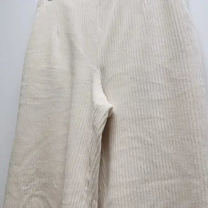 [BUNJANG] Ivory Corduroy Wide Pants / 아이보리 코듀로이 와이드 팬츠