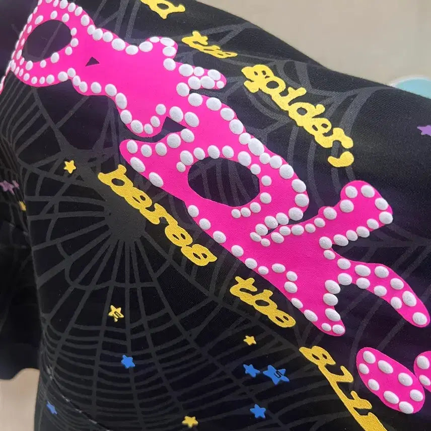[BUNJANG] Sp5der Pink Hoodie / Sp5der p*nk
