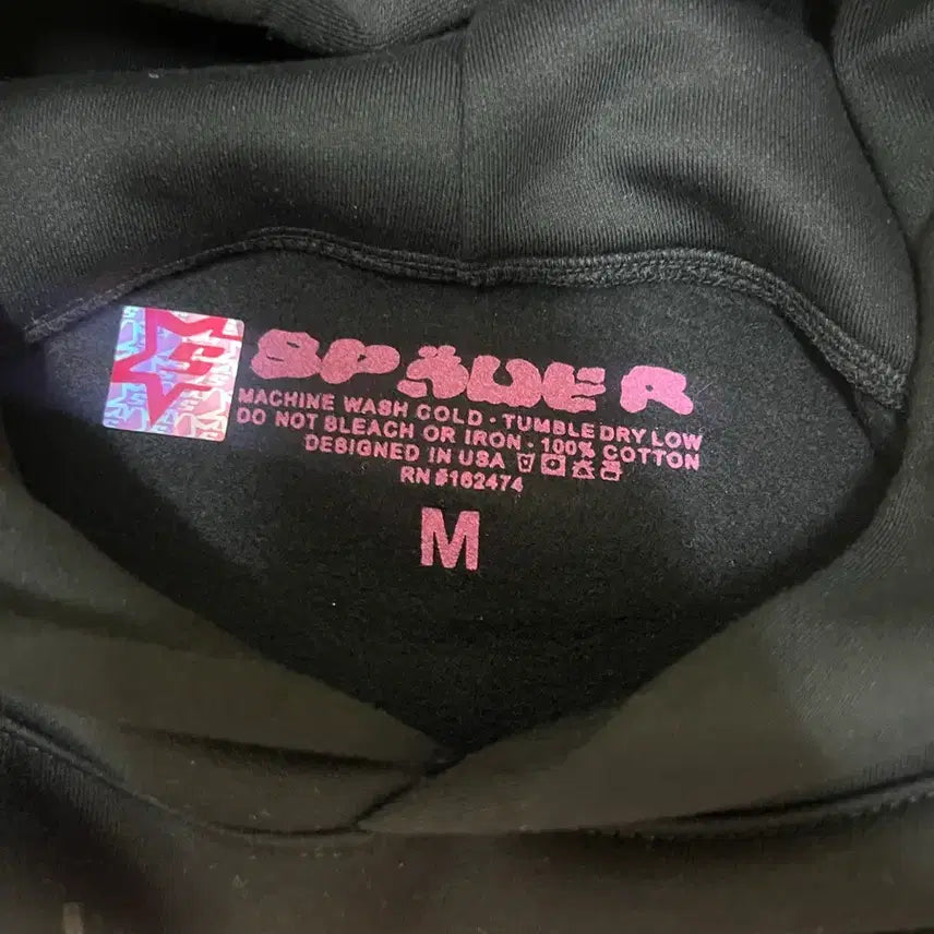 [BUNJANG] Sp5der Pink Hoodie / Sp5der p*nk