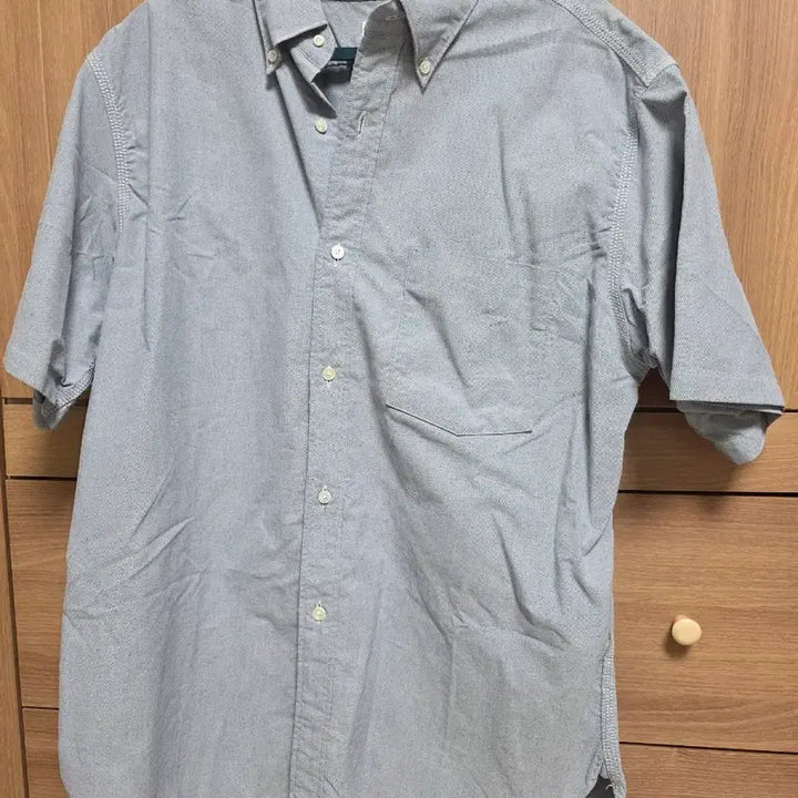 [BUNJANG] Nanamica Button-Down Oxford Short-Sleeve Shirt / 나나미카 반팔 셔츠