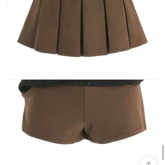 [BUNJANG] Attrangs Kim Ahob Pleated Mini Skirt Pants / 아뜨랑스 플리츠미니스커트팬츠 김아홉 모리걸 프롬비기닝