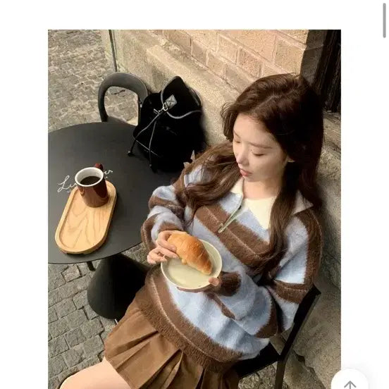 [BUNJANG] Attrangs Kim Ahob Pleated Mini Skirt Pants / 아뜨랑스 플리츠미니스커트팬츠 김아홉 모리걸 프롬비기닝