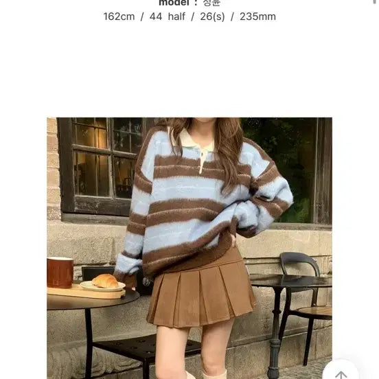 [BUNJANG] Attrangs Kim Ahob Pleated Mini Skirt Pants / 아뜨랑스 플리츠미니스커트팬츠 김아홉 모리걸 프롬비기닝