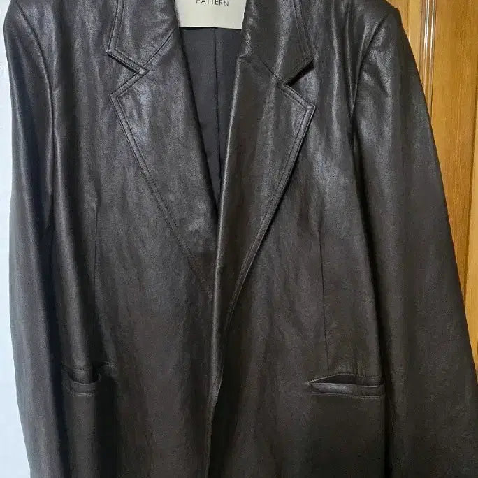 [BUNJANG] Facade Pattern Oversized Leather Jacket / 파사드패턴 오버핏 레더 자켓 s 판매