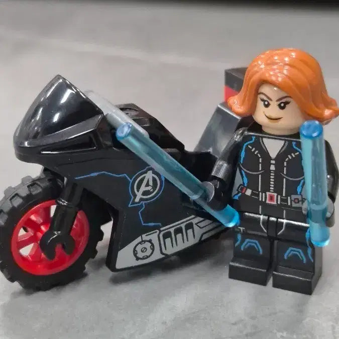 [BUNJANG] Lego Marvel Black Widow sh0186 Set / 레고 마블 블랙위도우 sh0186 바이크 포함