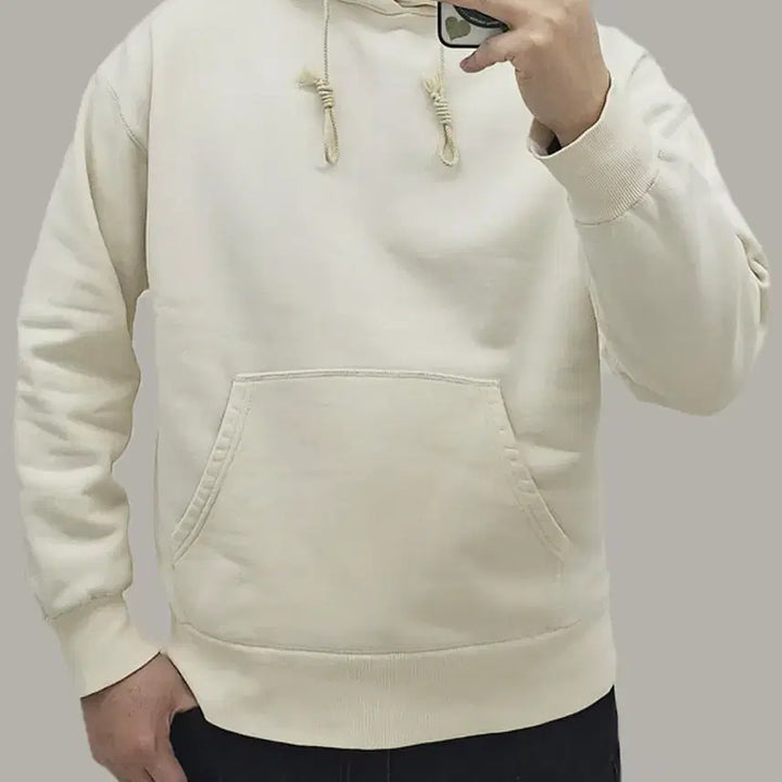 [BUNJANG] Journal Standard Heavyweight Ecru Hooded Sweatshirt / JOURNAL STANDARD 헤비웨이트 에크루 후드 스웻셔츠 S~100