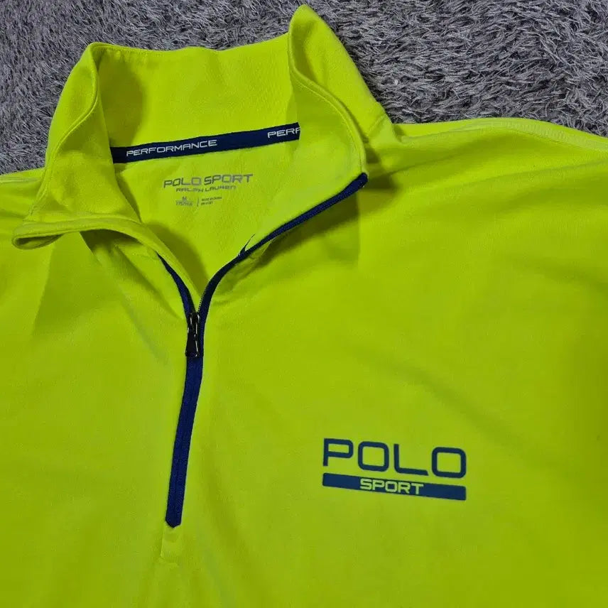 [BUNJANG] Polo Ralph Lauren Sports Half Zip-Up Tee / 폴로 랄프로렌 스포츠 남성 하프 집업티 M