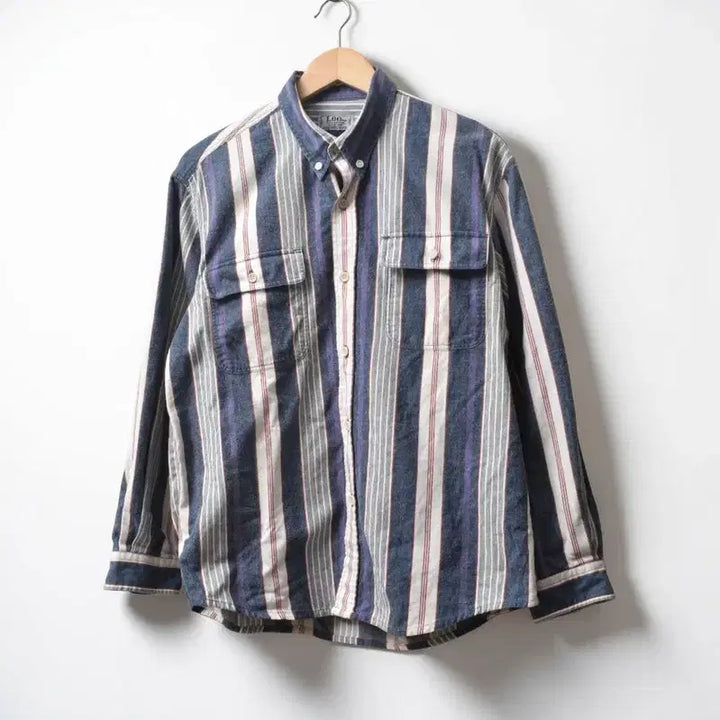 [BUNJANG] Lee Stripe Pocket Shirt / LEE 리 스트라이프 포켓 셔츠 90 M0091