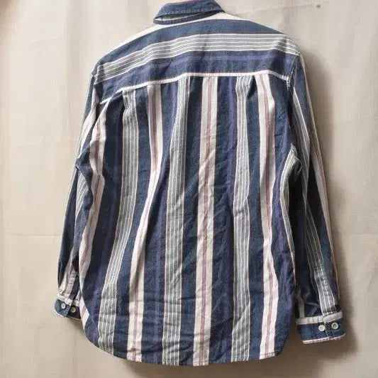 [BUNJANG] Lee Stripe Pocket Shirt / LEE 리 스트라이프 포켓 셔츠 90 M0091