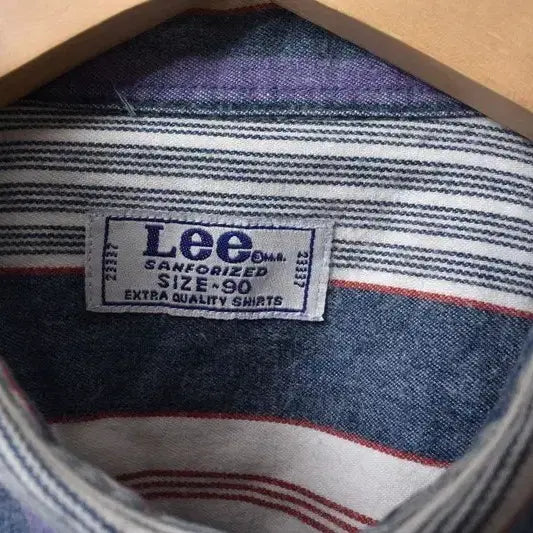 [BUNJANG] Lee Stripe Pocket Shirt / LEE 리 스트라이프 포켓 셔츠 90 M0091