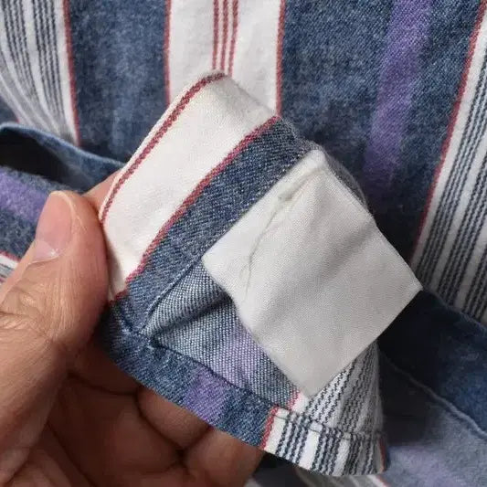 [BUNJANG] Lee Stripe Pocket Shirt / LEE 리 스트라이프 포켓 셔츠 90 M0091