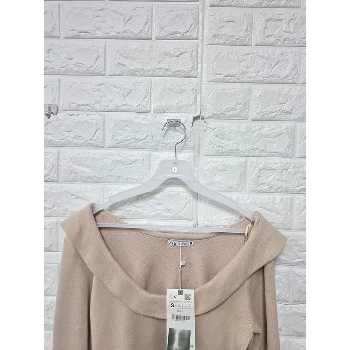 [BUNJANG] ZARA Off-Shoulder Crop Top / S 자라 ZARA 오프숄더 크롭티(새상품) C228